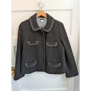 J.Crew Cropped Boucle Yarn Lady Jacket Chanel inspired look